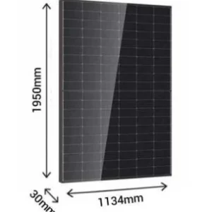 DMEGC Panneau solaire bi-verre bifacial monocristallin 500Wc noir - DM500M10RT-B60HBT