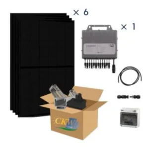 Kit 3KW-1 x TITAN MP3000W-6 modules Goliath 500W FB -toit tuiles ETN